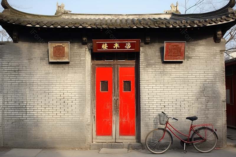 北京老摄影图胡同中式古建筑房子摄影图,高清,摄影图,摄影图片,图片大全,摄影图免费下载